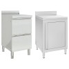 Dulapuri Bucatarie Profesionale Gossi, 2 Buc, Inox, HORECA, Dimensiuni Variate