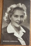 CPISTR5 Carte postala veche 1960 - Actrita Marina Ladinina, Sovromfilm, Editura de Stat
