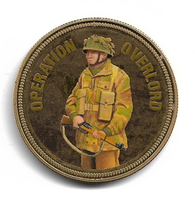 Marea Britanie - OPERATIUNEA OVERLORD - Moneda/Medalie Comemorativa foto