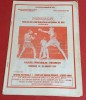 Program BOX - Finalele Campionatului National de BOX ROMANIA - editia a 68-a (18-23.08.1997)