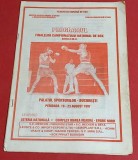 Program BOX - Finalele Campionatului National de BOX ROMANIA - editia a 68-a (18-23.08.1997)