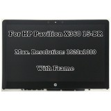 Ansamblu Display cu touchscreen Laptop, HP, Pavilion X360 15-BR, 15T-BR, 924530-001, 15.6 inch, rezolutie FHD, 1920x1080, 30 pini