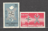 Turcia.1962 10 ani NATO ST.16, Nestampilat