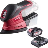Raider RDP-SMSA20 + RDP-R20 - Slefuitor delta + Set 1 acumulator si incarcator Li-Ion 20 V 4 Ah