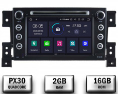 NAVIGATIE Suzuki Grand Vitara, ANDROID 9, Quadcore PX30 2GB RAM +16GB ROM cu DVD, 7 Inch - AD-BGWGVP3 foto