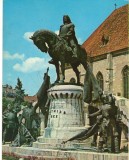 CPIB 16170 CARTE POSTALA - CLUJ NAPOCA. STATUIA LUI MATEI CORVIN, Circulata, Fotografie