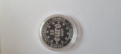 MONEDA 10 EURO ARGINT FRANTA LIVRARE DOAR &amp;Icirc;N BUCUREȘTI foto