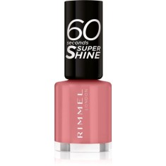 Rimmel 60 Seconds Super Shine lac de unghii culoare 235 Preppy In Pink 8 ml