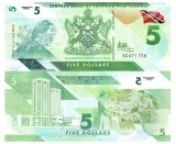 Trinidad &amp; Tobago 5 Dolari 2020 P-61a Polimer UNC