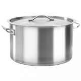 vidaXL Oală de supă, 50 x 30 cm, oțel inoxidabil, 58 L 51141