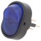 Comutator Rocker ON-OFF LED Albastru 30A 12V Negru