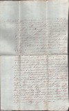 A3067N Semnătura și sigiliul nobiliar al contelui Esterh&aacute;zi J&aacute;nos, 1837, pe un contract, Maramureș