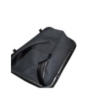 Burduf Schimbator BMW E46 cu Chenar Plastic - Piele Ecologica, Negru, Cusaturi Rosii