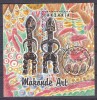 Tanzania 1992 Folk art, perf. sheet, used AB.030, Stampilat