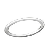 Inel argint 925 tip verigheta, marimea 56