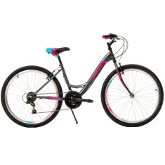 Bicicleta de oras DHS Modesty 26 inch, gri, cadru confortabil