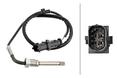 HELLA 6PT 358 181-721 Senzor, temperatura gaze evacuare foto