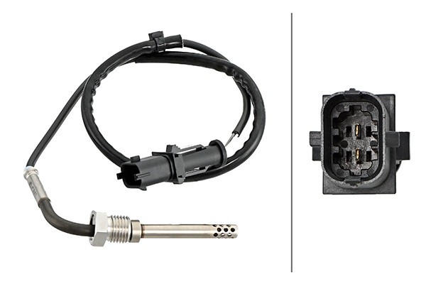 HELLA 6PT 358 181-721 Senzor, temperatura gaze evacuare