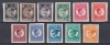 ROMANIA 1930 LP 86 d REGELE CAROL II FILIGRAN P.T.T. SERIE NEDANTELATA MNH, Nestampilat