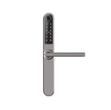 Yala smart pentru usi termopan PVC deschidere cu amprenta, cod, card, telefon, Wi-Fi, Bluetooth, Gri