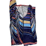 Salopeta dama, multicolor, marime universala