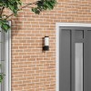 Aplică de perete pentru exterior Negru 12 x 7.5 x 27 cm