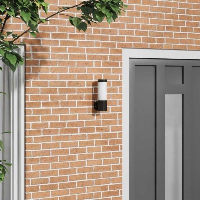 Aplică de perete pentru exterior Negru 12 x 7.5 x 27 cm foto