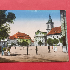 Sibiu Hermannstadt Nagyszeben Piata Regele Ferdinand Targ Market