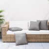 Gossi perne de canapea, 4 buc., gri, 40x40 cm, textil