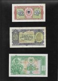 Set Bancnote Albania 1957, 10, 50, 100, 500, 1000 Leke, UNC/AUNC, Colectie