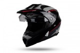 Casca enduro/ATV Ufo Aries, culoare negru/rosu/gri, marimea M Cod Produs: MX_NEW HE164M