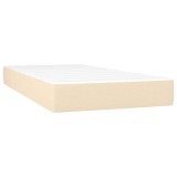Cumpara ieftin Saltea cu arcuri buzunar, fermitate medie, crem, 80x200x20 cm, textil