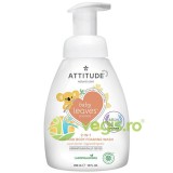 Spuma 2in1 pentru Par si Corp cu Nectar de Pere Baby Leaves 295ml