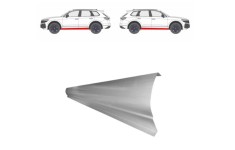 Element reparatie prag Subaru Justy (M300f), 09.2007-12.2011; Daihatsu Sirion (M3), 01.2005-2010, montare stanga=dreapta, inferior; lungime 1500 mm,