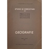 Virgil Ianovici - Studii si cercetari de geologie, geofizica, geografie, tomul XXXVI (Editia: 1989)