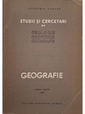 Virgil Ianovici - Studii si cercetari de geologie, geofizica, geografie, tomul XXXVI (Editia: 1989) foto