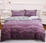 Lenjerie Bumbac Satinat 4 Piese , Cearceaf cu Elastic LBS10756