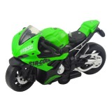 Motocicleta de jucarie cu efecte luminoase si sonore, 15.5 x 8.5 x 8 cm, Lean 24234