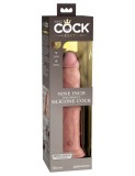 Dildo 53X 9&quot; Dual Density Silicone Cock Light