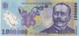 Bancnotă Rom&acirc;nia 1.000.000 lei 2003 replacement seria Z 037Z0158142 Caragiale