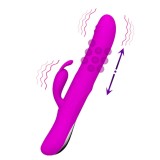 Pretty Love Byron - Vibrator Iepuraș cu Bile Mișcătoare, 25 cm, Orion