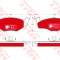 Set placute frana,frana disc SKODA FABIA I (6Y2) (1999 - 2008) TRW GDB1274DTE