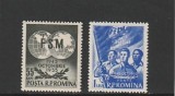 ROMANIA 1955 LP 395 - 10 ANI INFIINTARE F.S.M. SERIE MNH NESTAMPILATA