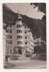 RF70 -Carte Postala- Baile Herculane, sanatoriul Balnear, circulata 1957