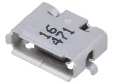 Soclu USB Micro pentru PCB SMT 5 Pin, MOLEX