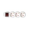 Prelungitor 3 prize, cu intrerupator, lungime 10 m, protectie IP20, protectie copii, Home