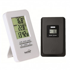 Termometru cu ceas, afisare temperatura exterior interior, Home foto