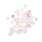 Figurine 3D volumetrice pentru manichiură, set de 50 bucăți D15