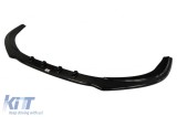 Spoiler Maxton Design versiunea 1 potrivit pentru bara frontala S8 pe Audi A8 D4 2015-2017, lac negru Performance AutoTuning