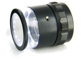 Lupă de masă IDEAL-TEK cu mărire 10x și lentilă &Oslash;30mm